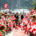 The Crown Prince and Crown Princess in Lillesand where the visit to Aust-Agder county in 2010 started (Photo : Gorm Kallestad / Scanpix)